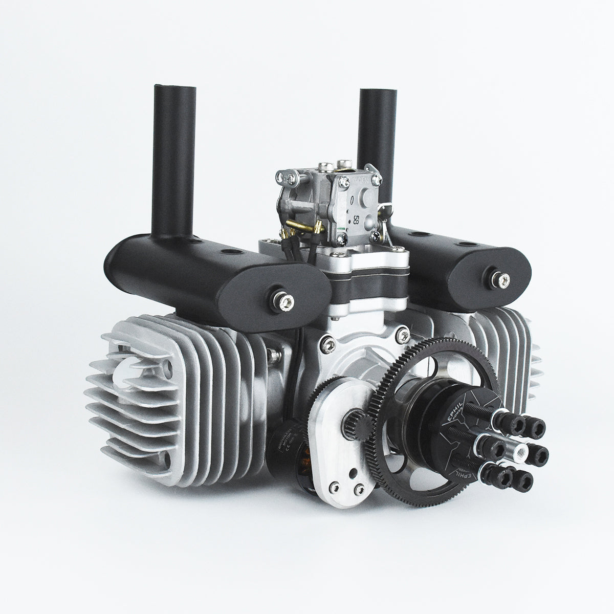 123cc-T Pro Gasoline Engine w/ Spark Plug & Electronic Ignition