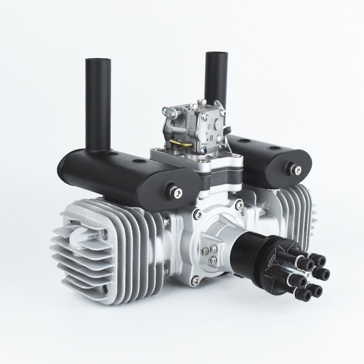 123cc-T Gasoline Engine w/ Spark Plug & Electronic Ignition