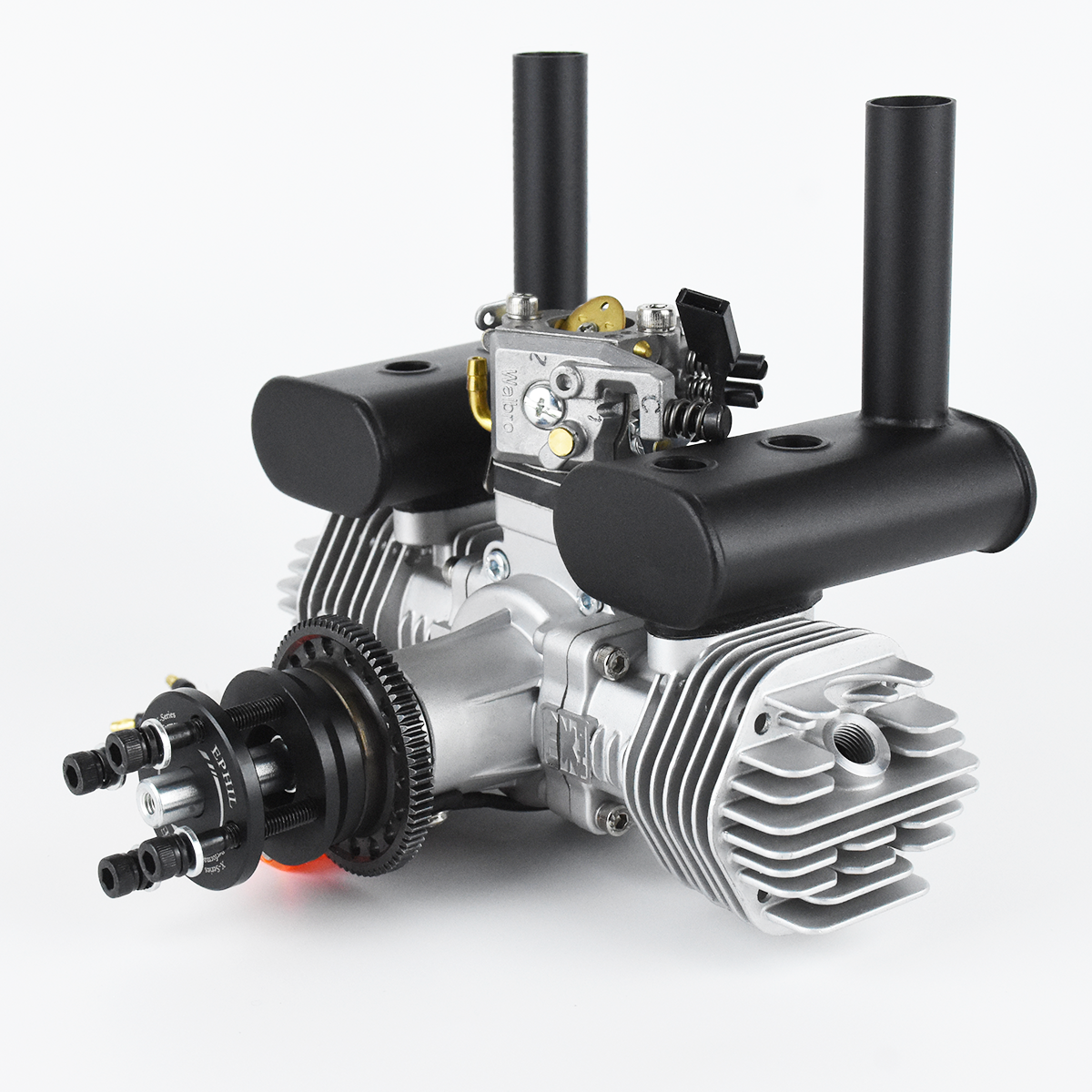 Motor de gasolina EPHIL X-Series 40cc-T Pro con arranque electrónico; Bujías y encendido electrónico