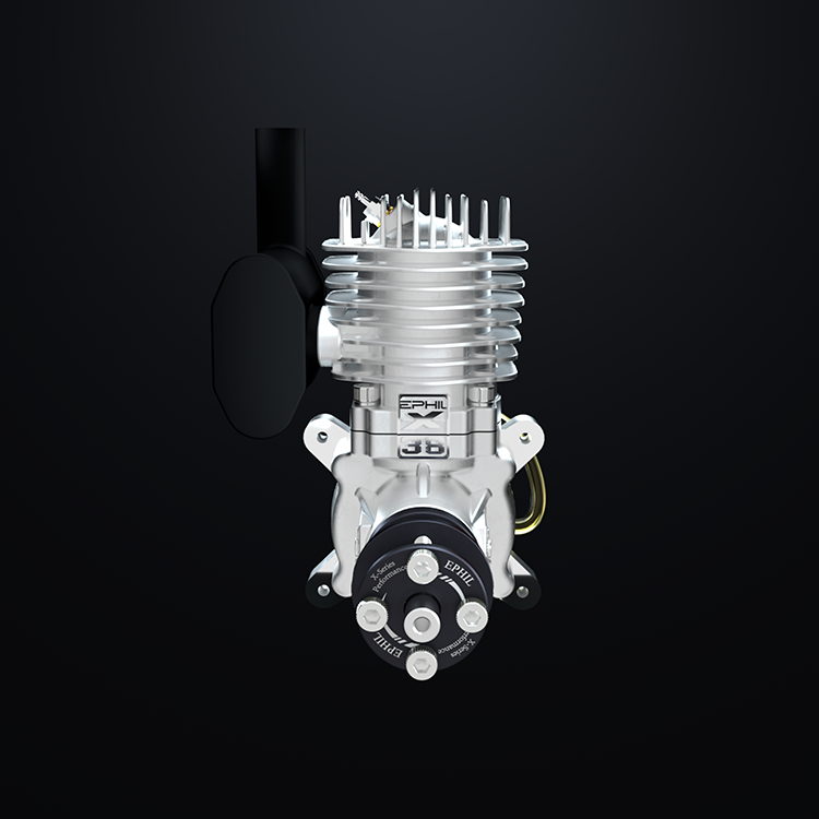 Motor de gasolina incandescente EPHIL XG-Series 38cc-S con bujía incandescente y encendido