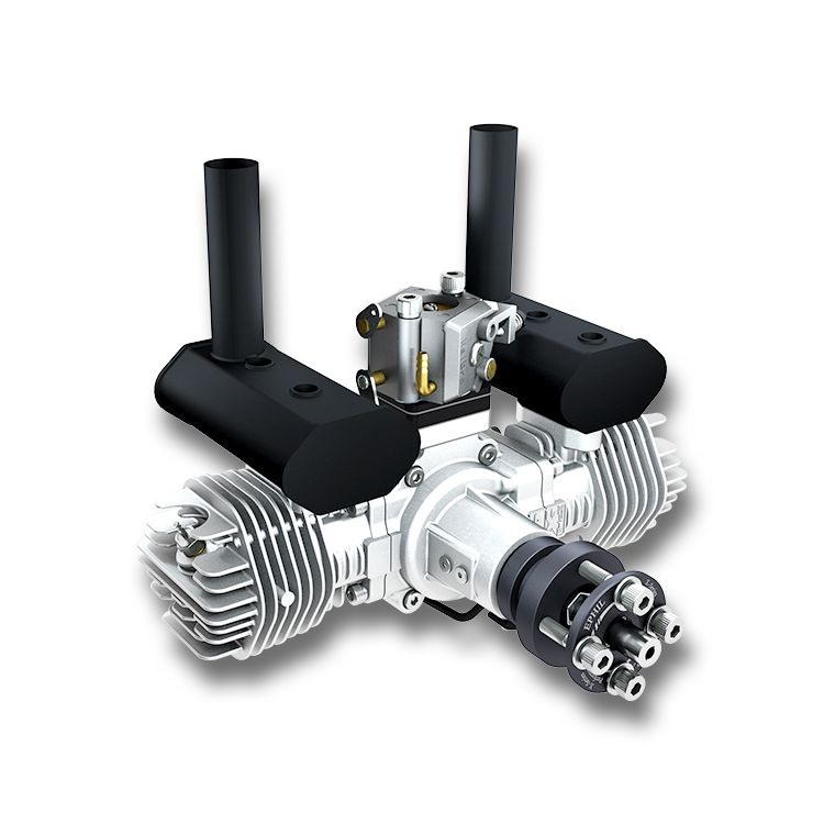 Motor de gasolina incandescente EPHIL XG-Series 40cc-T con bujías incandescentes y encendido