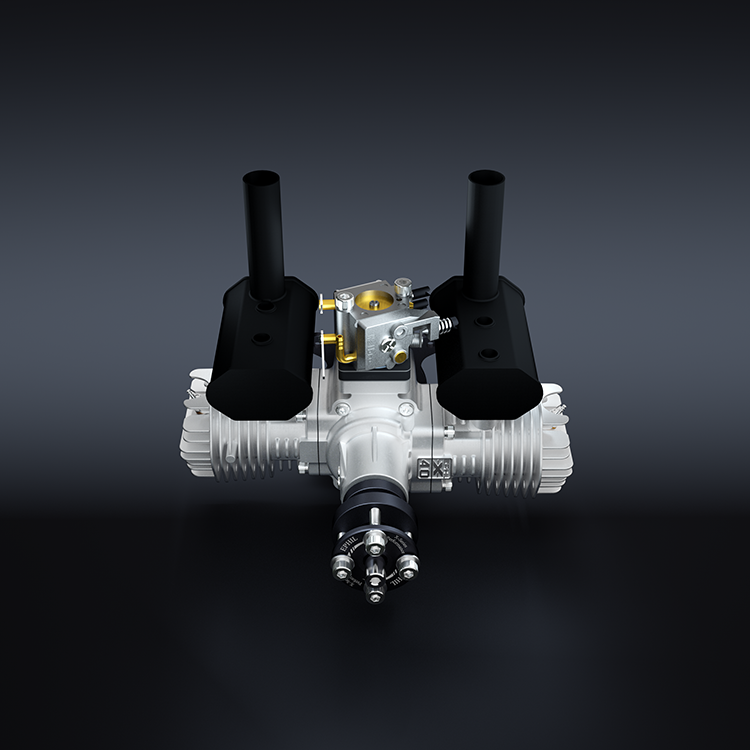 Motor de gasolina incandescente EPHIL XG-Series 40cc-T con bujías incandescentes y encendido