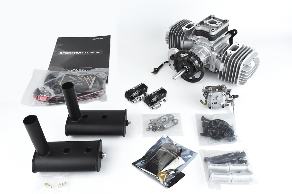 123cc-T Pro Gasoline Engine w/ Spark Plug & Electronic Ignition – EPHIL ...