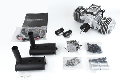 123cc-T Gasoline Engine w/ Spark Plug & Electronic Ignition