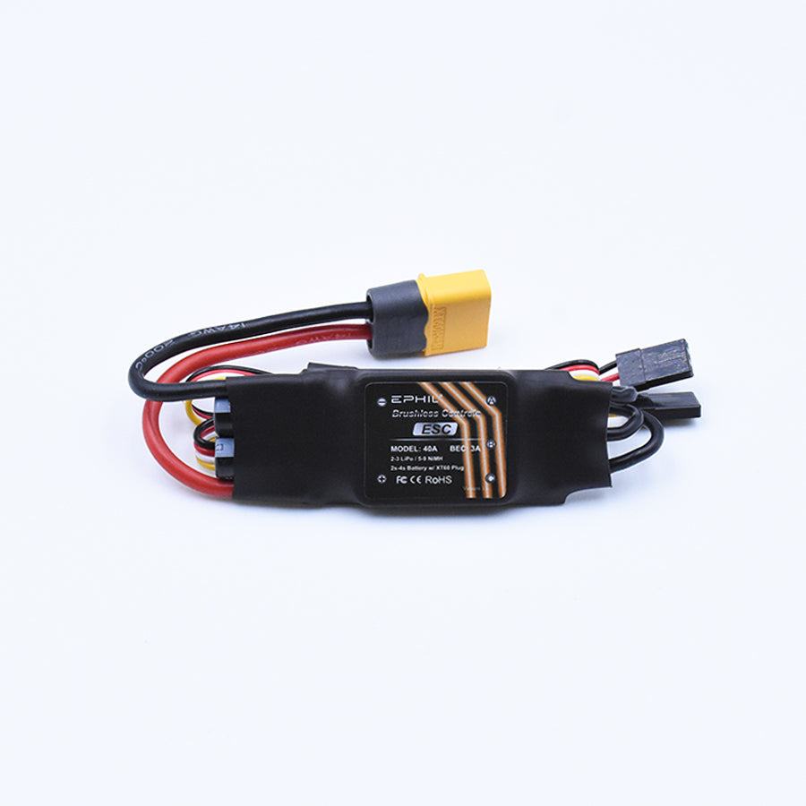 40A ESC Brushless Motor Speed Controller w/ XT60-Plug