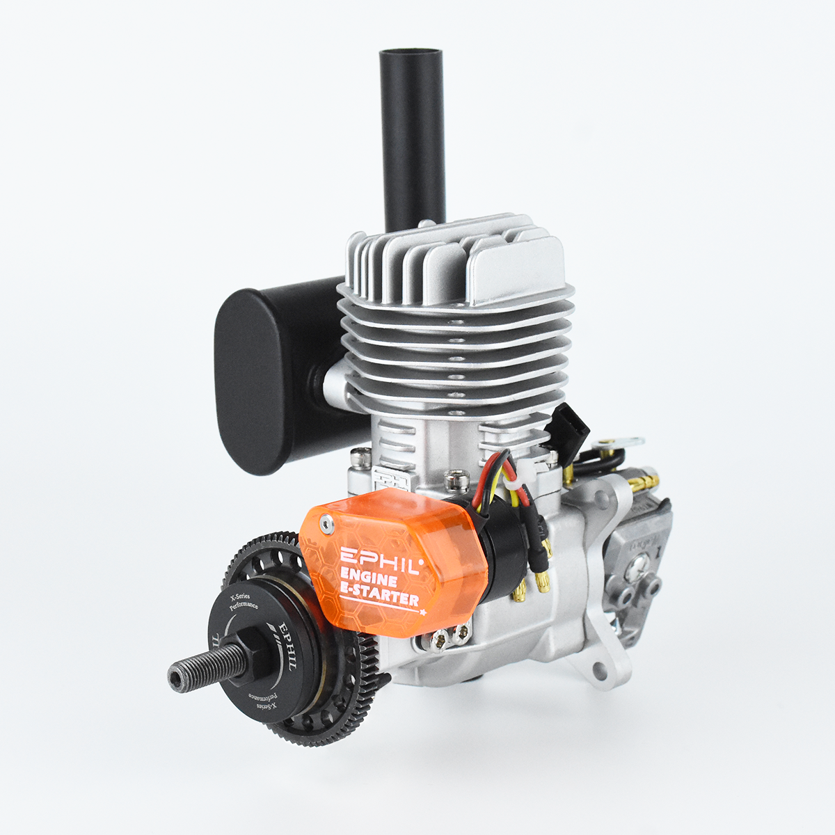 EPHIL X-Series 20cc-S Pro Gasoline Engine w/ E-Starter; Spark Plug & Electronic Ignition